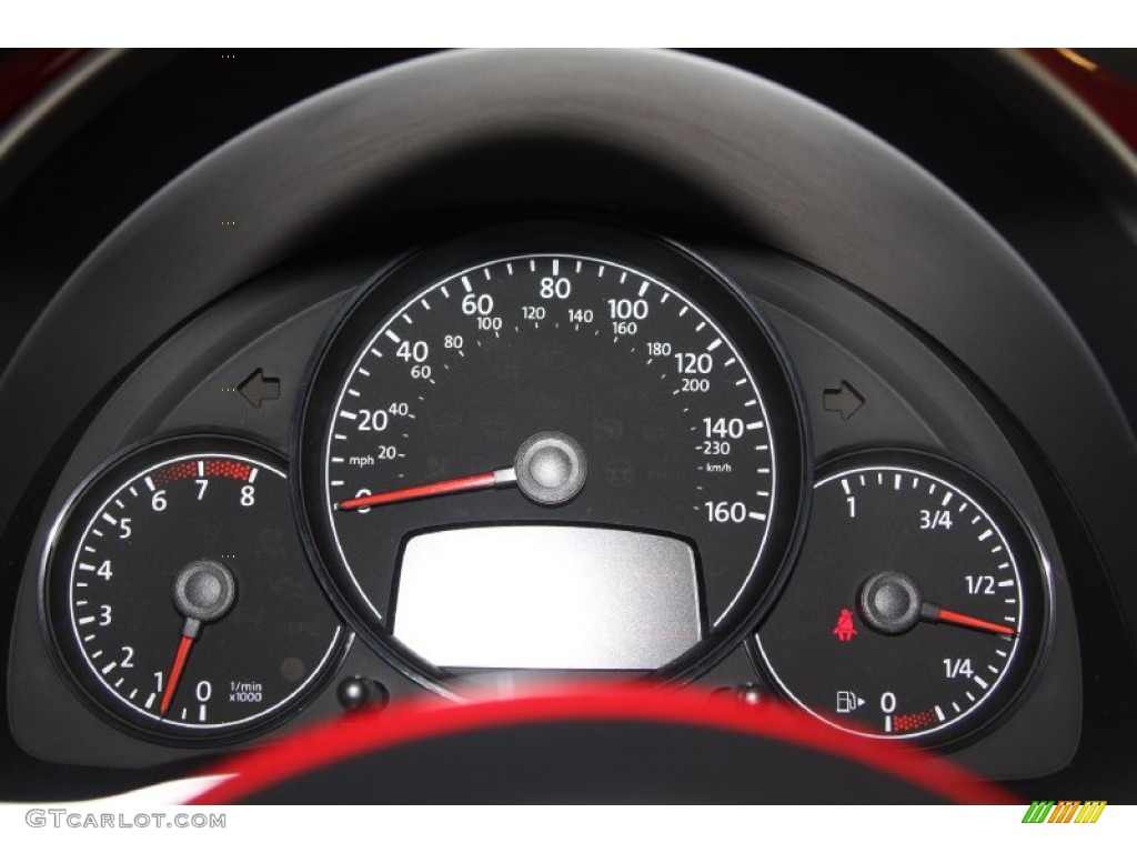 2012 Volkswagen Beetle 2.5L Gauges Photo #74978485