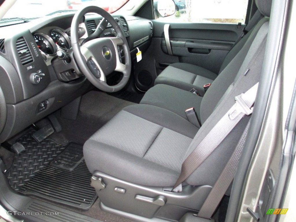 2013 Silverado 1500 LT Extended Cab 4x4 - Graystone Metallic / Ebony photo #17