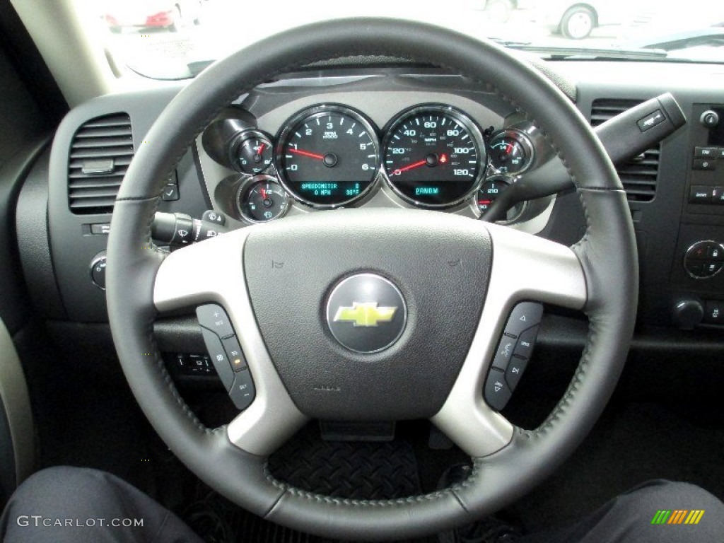 2013 Silverado 1500 LT Extended Cab 4x4 - Graystone Metallic / Ebony photo #21