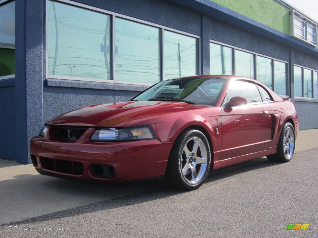 Redfire Metallic 2003 Ford Mustang Cobra Coupe Exterior Photo #74978969