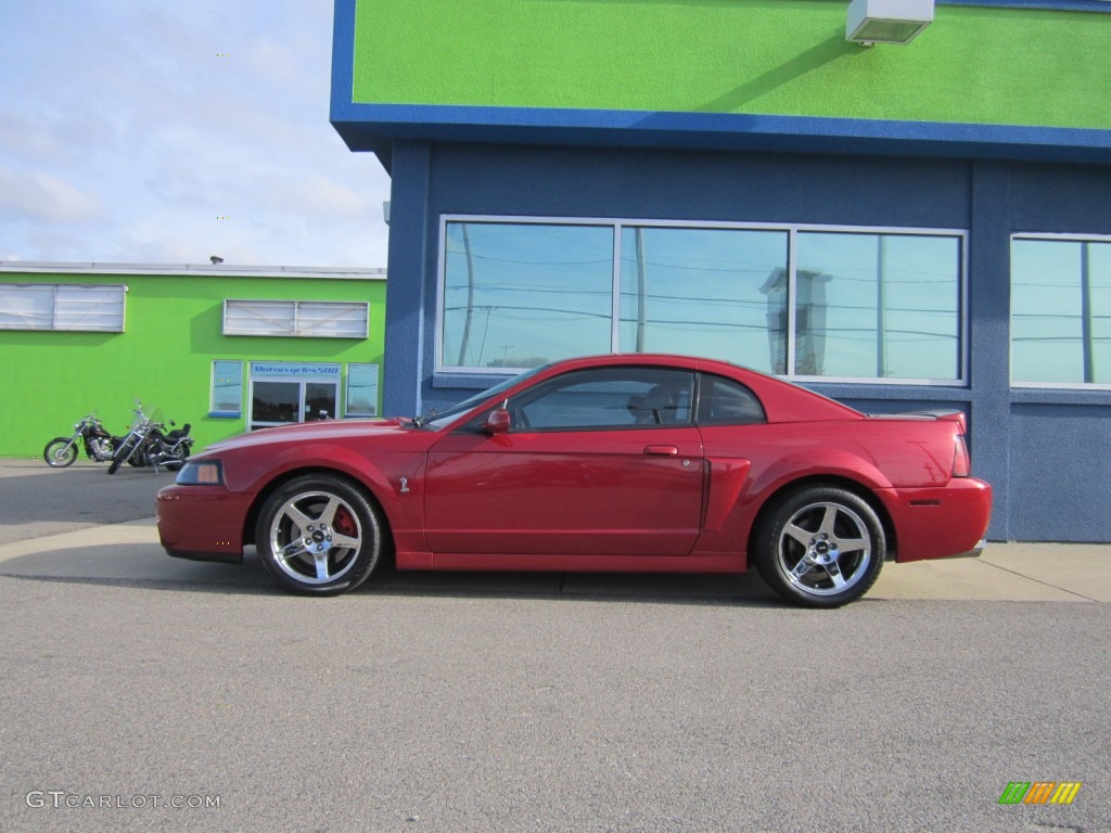 2003 Mustang Cobra Coupe - Redfire Metallic / Dark Charcoal/Medium Graphite photo #2