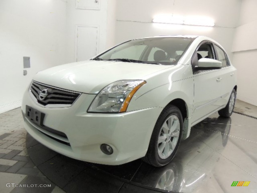 2012 Sentra 2.0 SL - Aspen White / Charcoal photo #1
