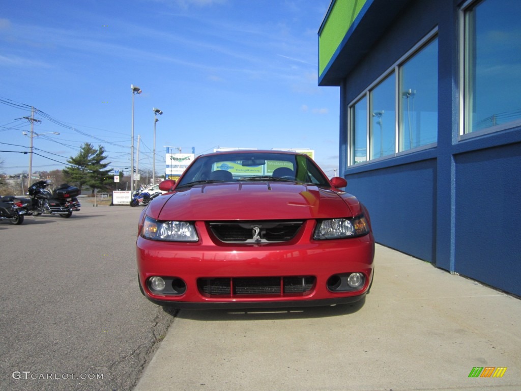 2003 Mustang Cobra Coupe - Redfire Metallic / Dark Charcoal/Medium Graphite photo #7