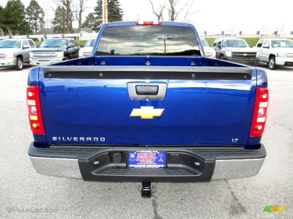 2013 Silverado 1500 LT Extended Cab 4x4 - Blue Topaz Metallic / Ebony photo #13