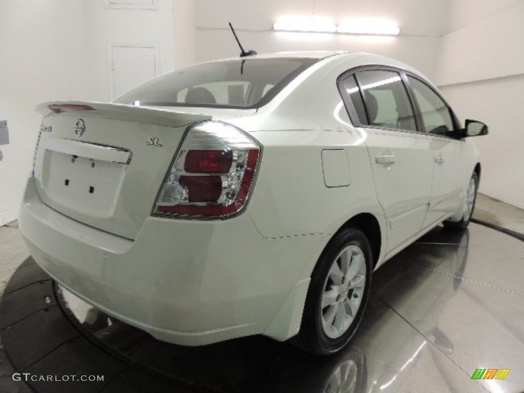 2012 Sentra 2.0 SL - Aspen White / Charcoal photo #6