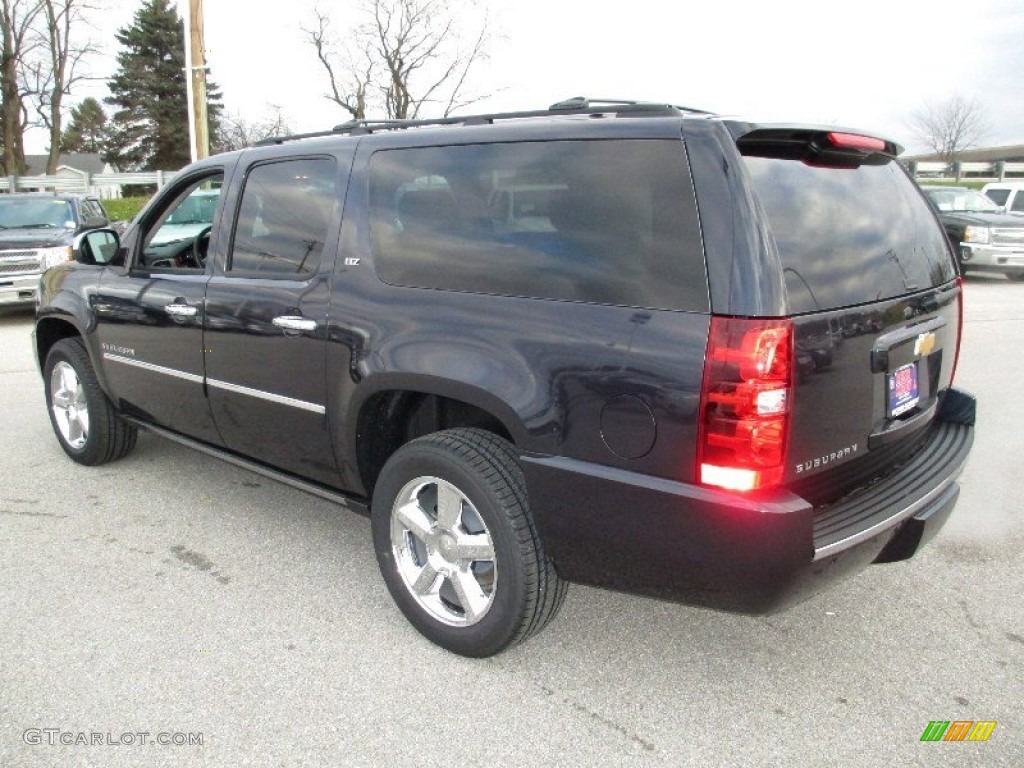 2013 Suburban LTZ 4x4 - Blue Ray Metallic / Ebony photo #2