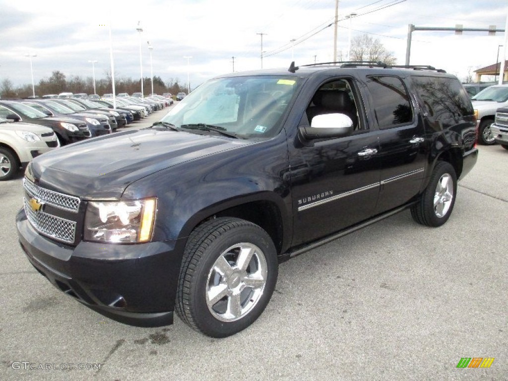 2013 Suburban LTZ 4x4 - Blue Ray Metallic / Ebony photo #10