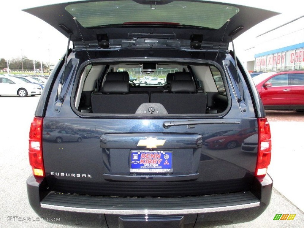 2013 Suburban LTZ 4x4 - Blue Ray Metallic / Ebony photo #14