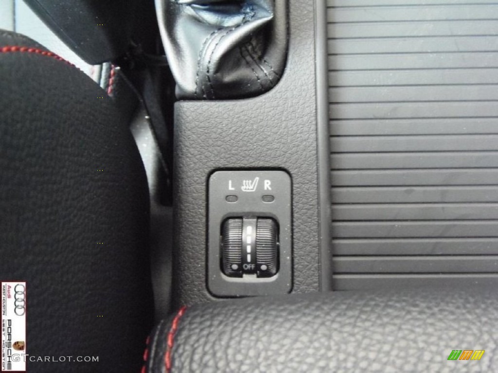 2013 Impreza WRX STi Limited 4 Door - Ice Silver Metallic / STi Carbon Black Leather photo #34