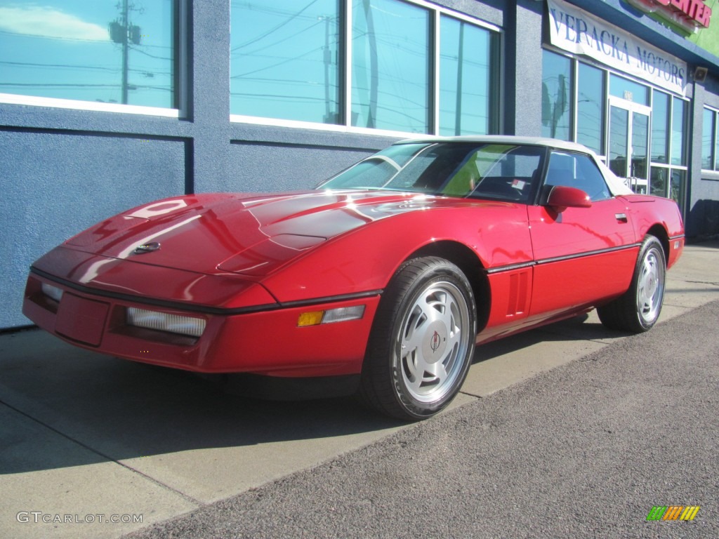 1988 Corvette Convertible - Flame Red / Red photo #1