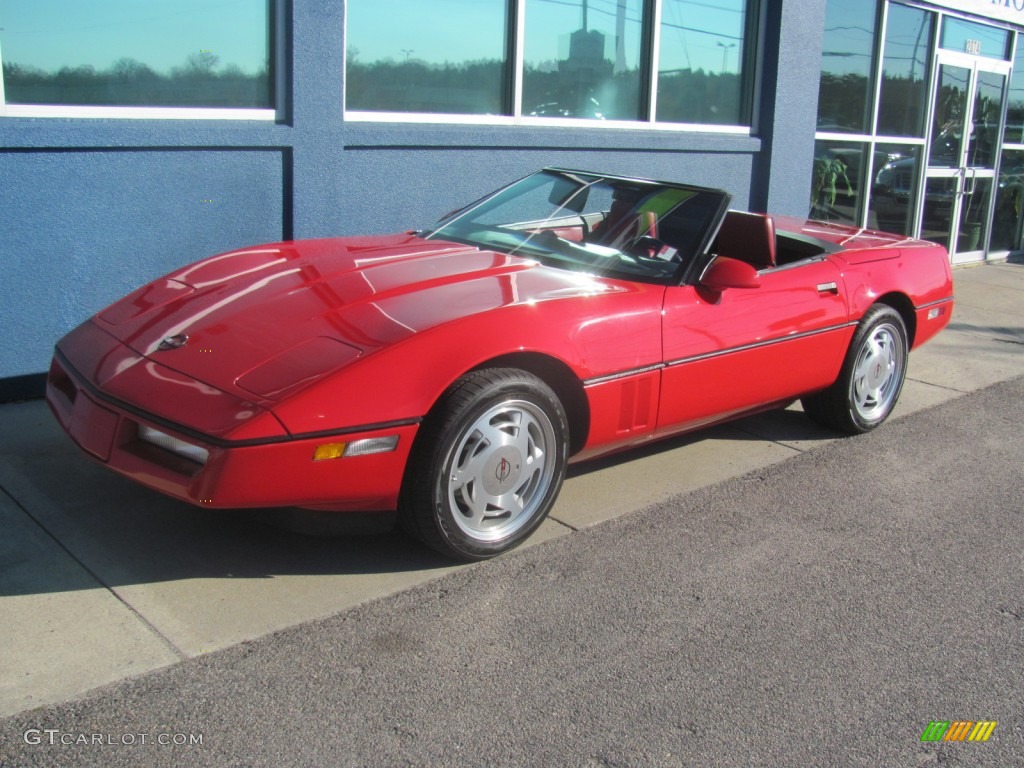 Flame Red 1988 Chevrolet Corvette Convertible Exterior Photo #74980729