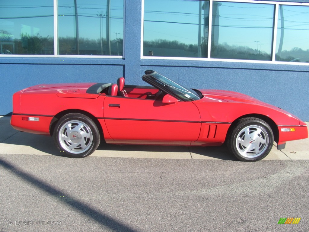 Flame Red 1988 Chevrolet Corvette Convertible Exterior Photo #74980870