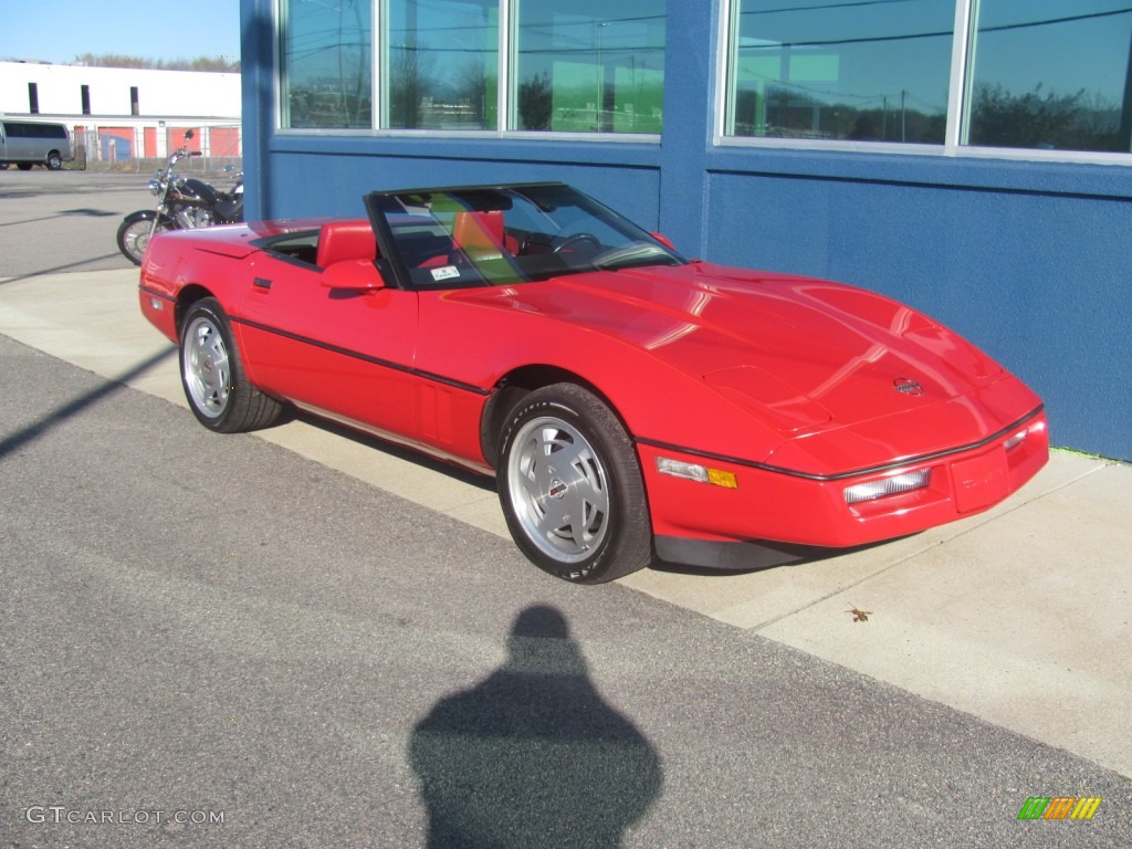 Flame Red 1988 Chevrolet Corvette Convertible Exterior Photo #74980900