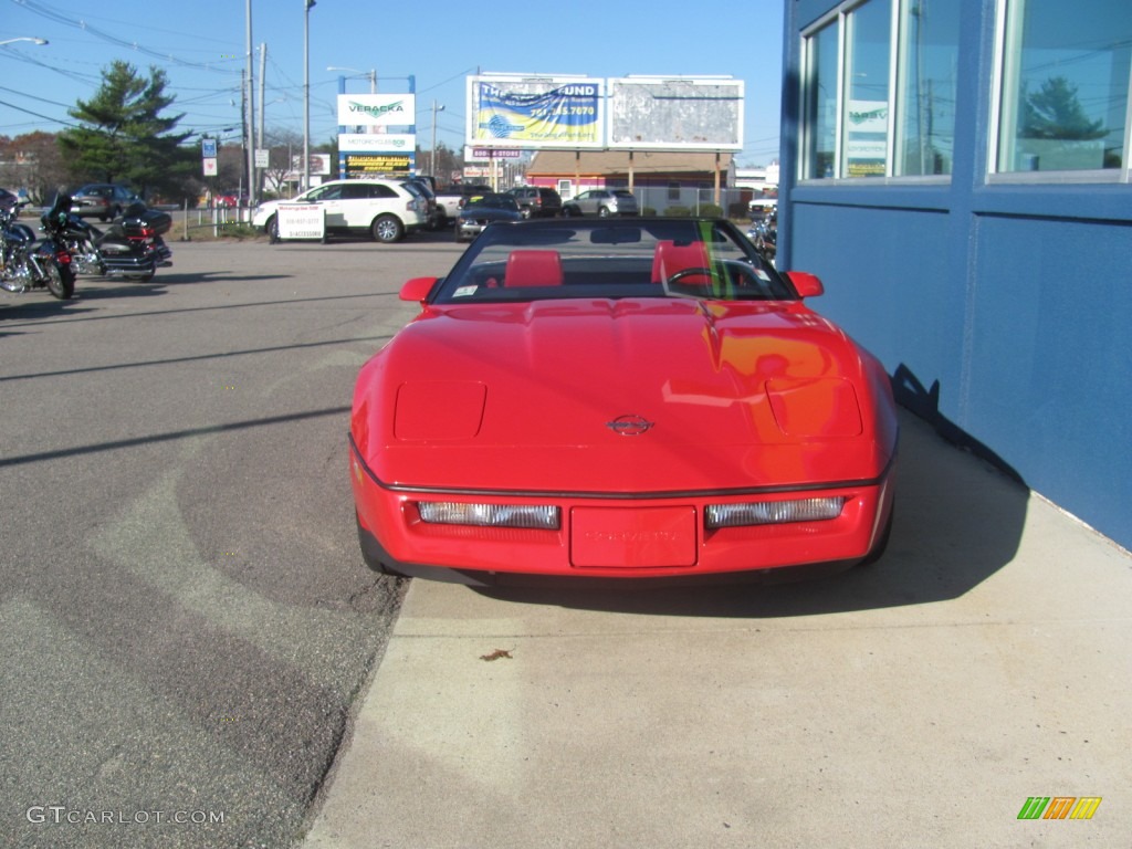 1988 Corvette Convertible - Flame Red / Red photo #13