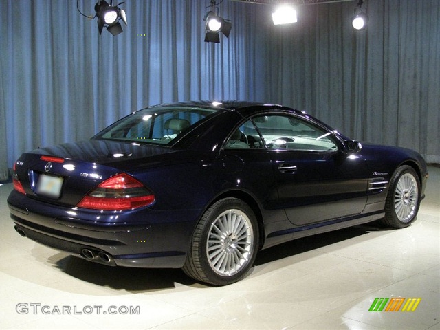 2005 Mercedes-Benz SL55 AMG, Capri Blue / Ash Grey, Back Left 2005 Mercedes-Benz SL 55 AMG Roadster Parts