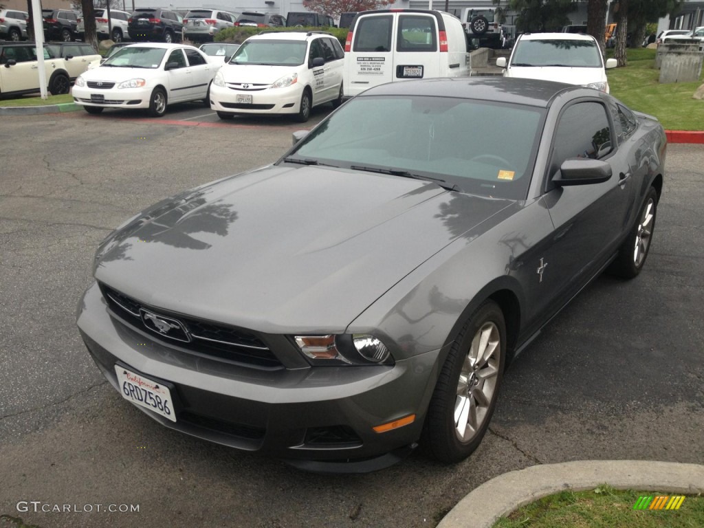 2011 Mustang V6 Premium Coupe - Sterling Gray Metallic / Charcoal Black photo #1