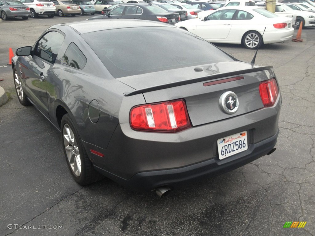 2011 Mustang V6 Premium Coupe - Sterling Gray Metallic / Charcoal Black photo #4