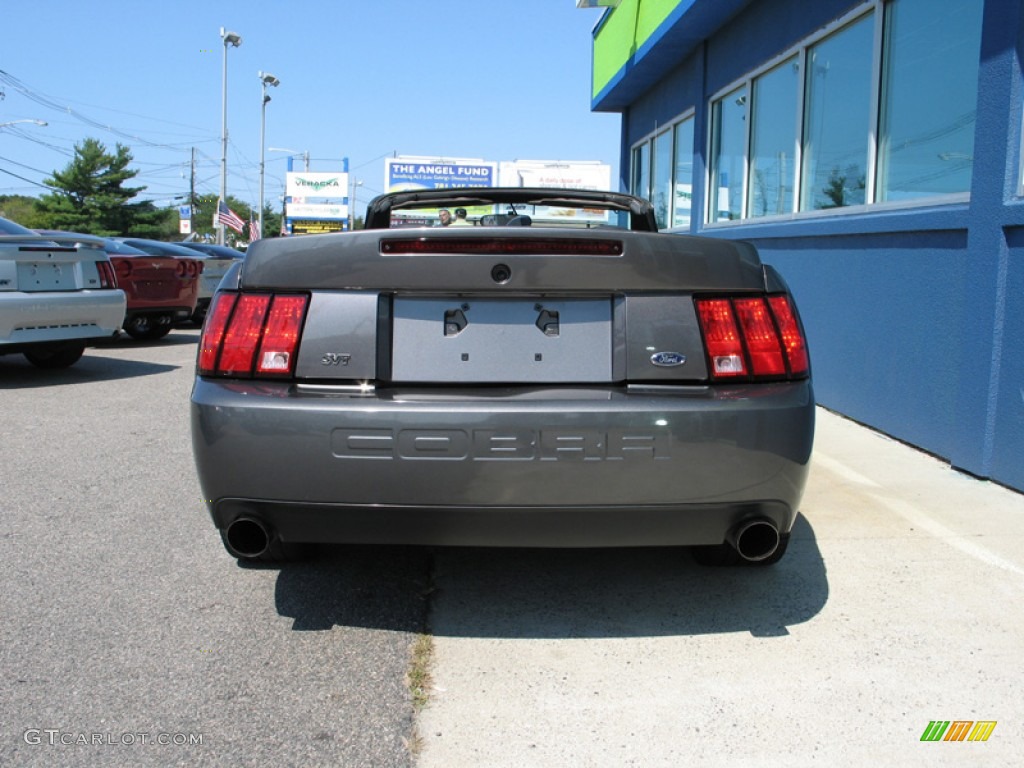 2003 Mustang Cobra Convertible - Dark Shadow Grey Metallic / Dark Charcoal/Medium Graphite photo #4