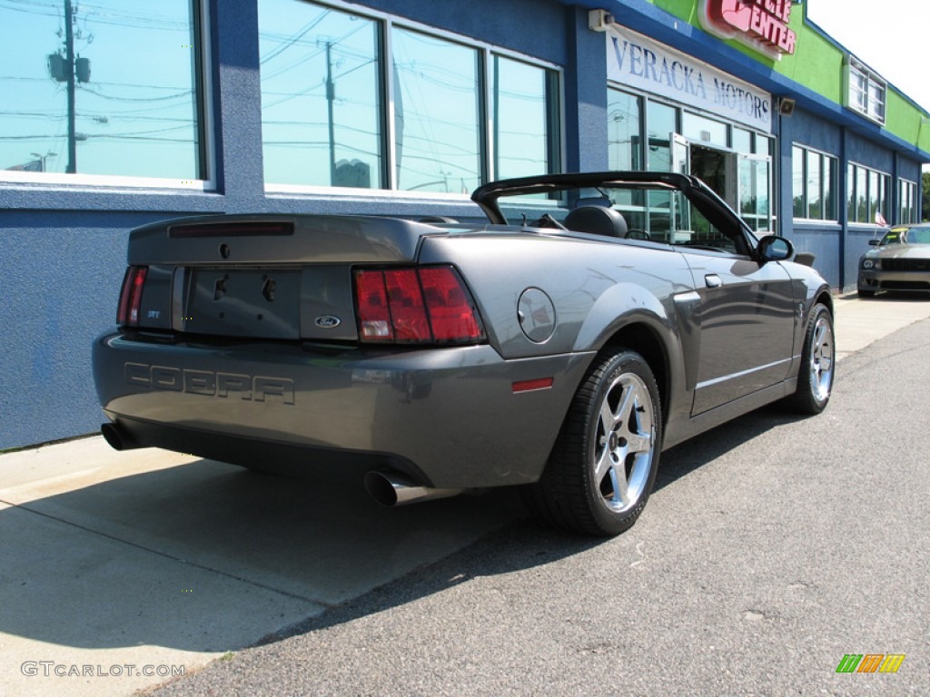 2003 Mustang Cobra Convertible - Dark Shadow Grey Metallic / Dark Charcoal/Medium Graphite photo #5