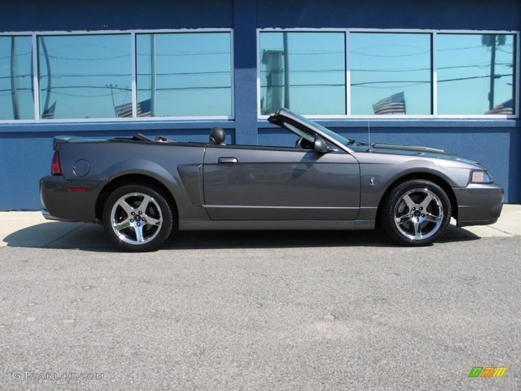 Dark Shadow Grey Metallic 2003 Ford Mustang Cobra Convertible Exterior Photo #74982954