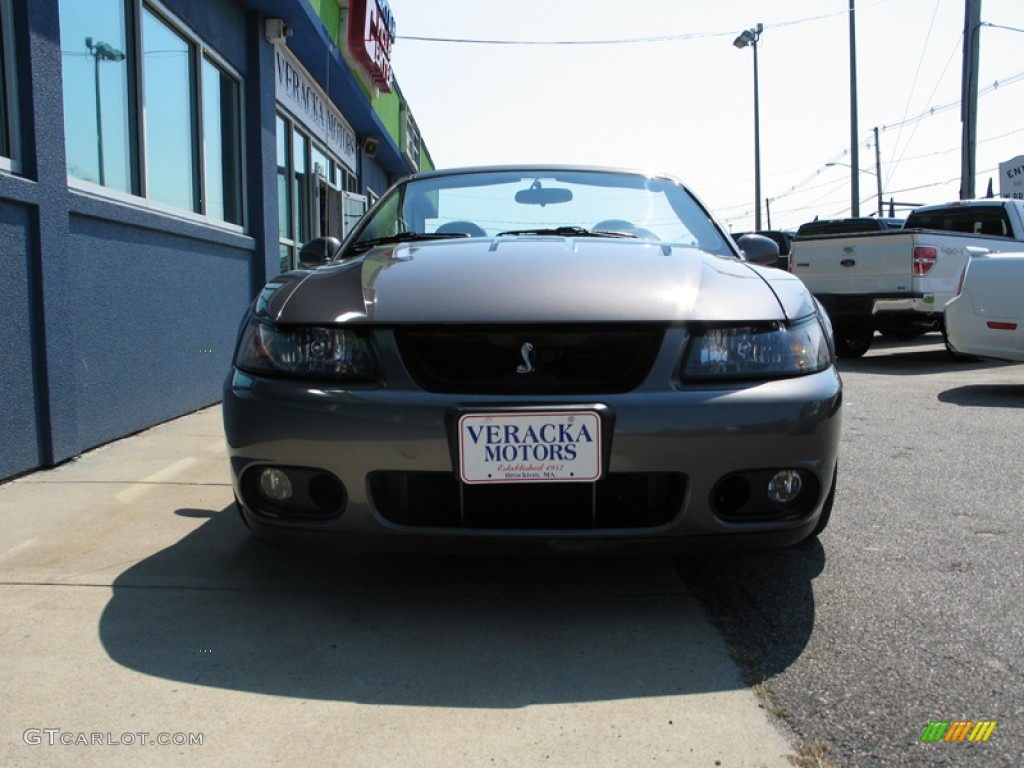 2003 Mustang Cobra Convertible - Dark Shadow Grey Metallic / Dark Charcoal/Medium Graphite photo #8