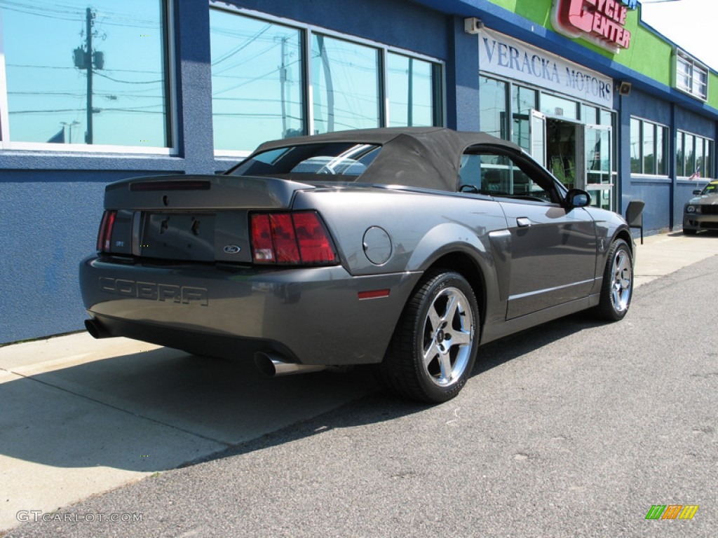 2003 Mustang Cobra Convertible - Dark Shadow Grey Metallic / Dark Charcoal/Medium Graphite photo #10