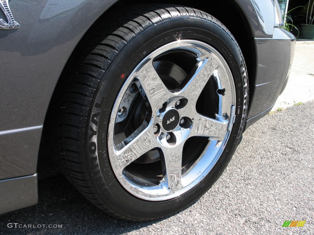 2003 Mustang Cobra Convertible - Dark Shadow Grey Metallic / Dark Charcoal/Medium Graphite photo #11