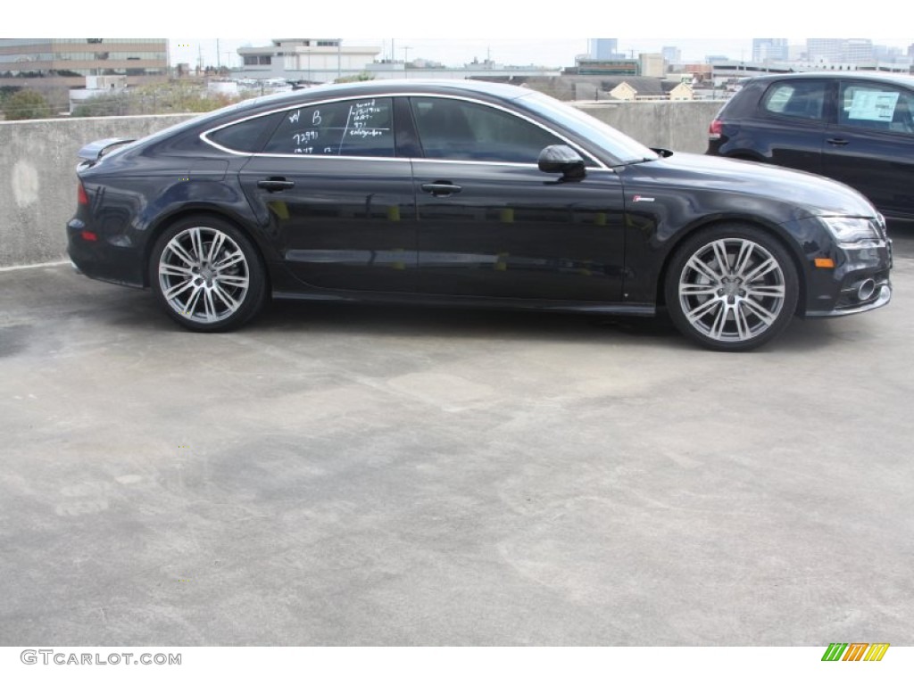 Phantom Black Pearl Effect 2013 Audi A7 3.0T quattro Prestige Exterior Photo #74983879