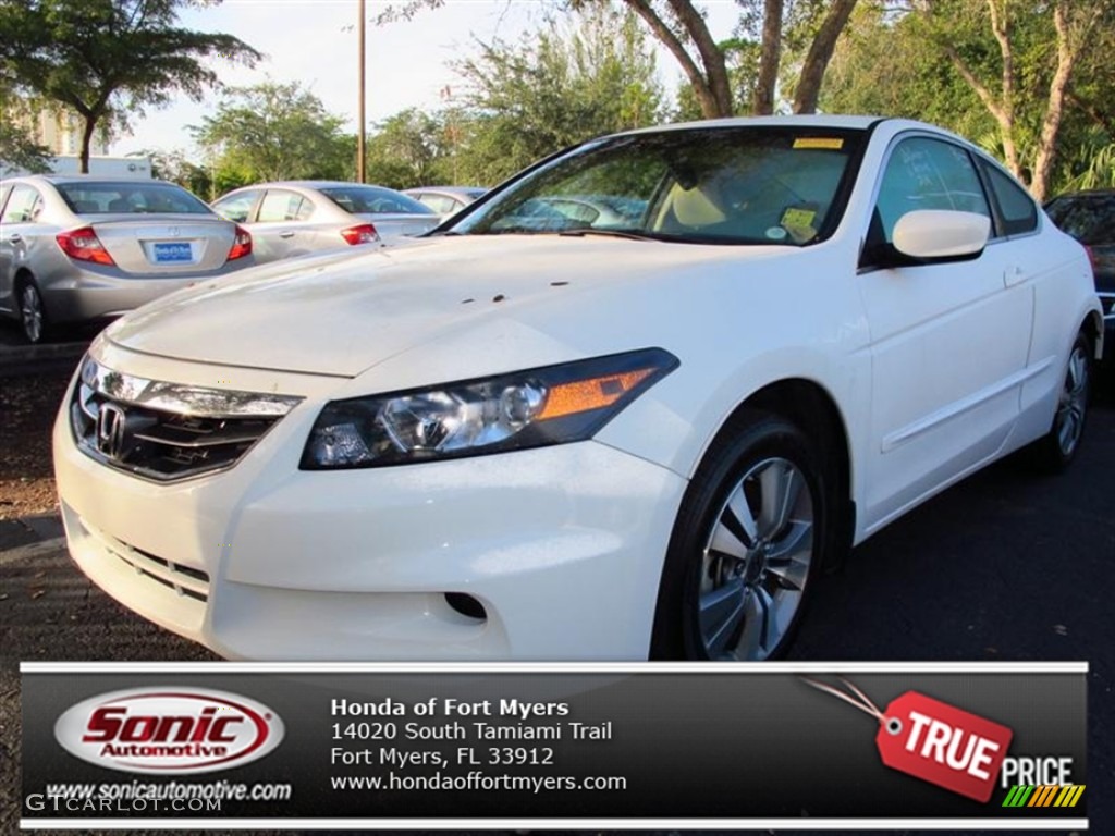 2011 Accord LX-S Coupe - Taffeta White / Ivory photo #1