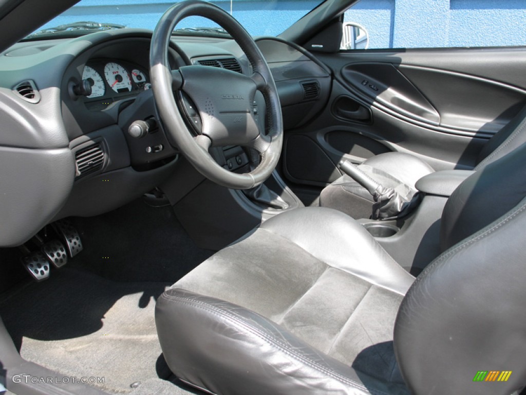 Dark Charcoal Interior 2004 Ford Mustang Cobra Convertible Photo #74984845
