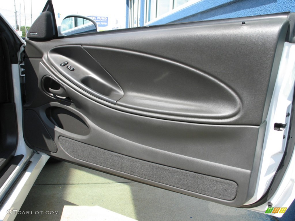 2004 Ford Mustang Cobra Convertible Dark Charcoal Door Panel Photo #74984921