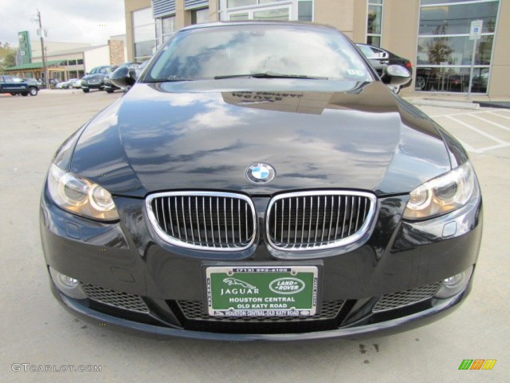 2009 3 Series 335i Coupe - Black Sapphire Metallic / Black photo #6