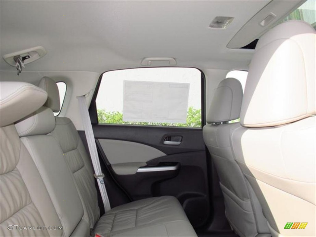 2013 CR-V EX-L AWD - Urban Titanium Metallic / Beige photo #8