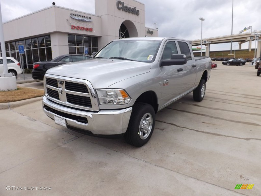 2012 Ram 2500 HD ST Crew Cab 4x4 - Bright Silver Metallic / Dark Slate/Medium Graystone photo #1