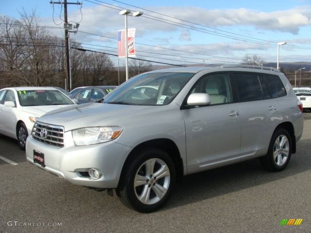 2010 Highlander Limited 4WD - Classic Silver Metallic / Ash photo #3