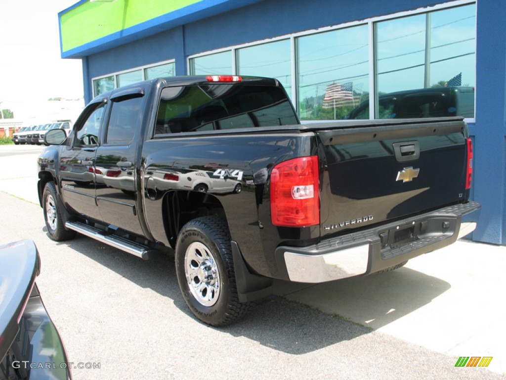 2007 Silverado 1500 LT Crew Cab 4x4 - Black / Ebony Black photo #3