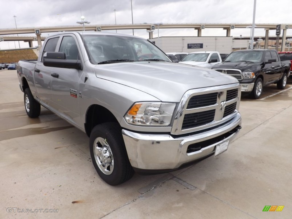 2012 Ram 2500 HD ST Crew Cab 4x4 - Bright Silver Metallic / Dark Slate/Medium Graystone photo #7