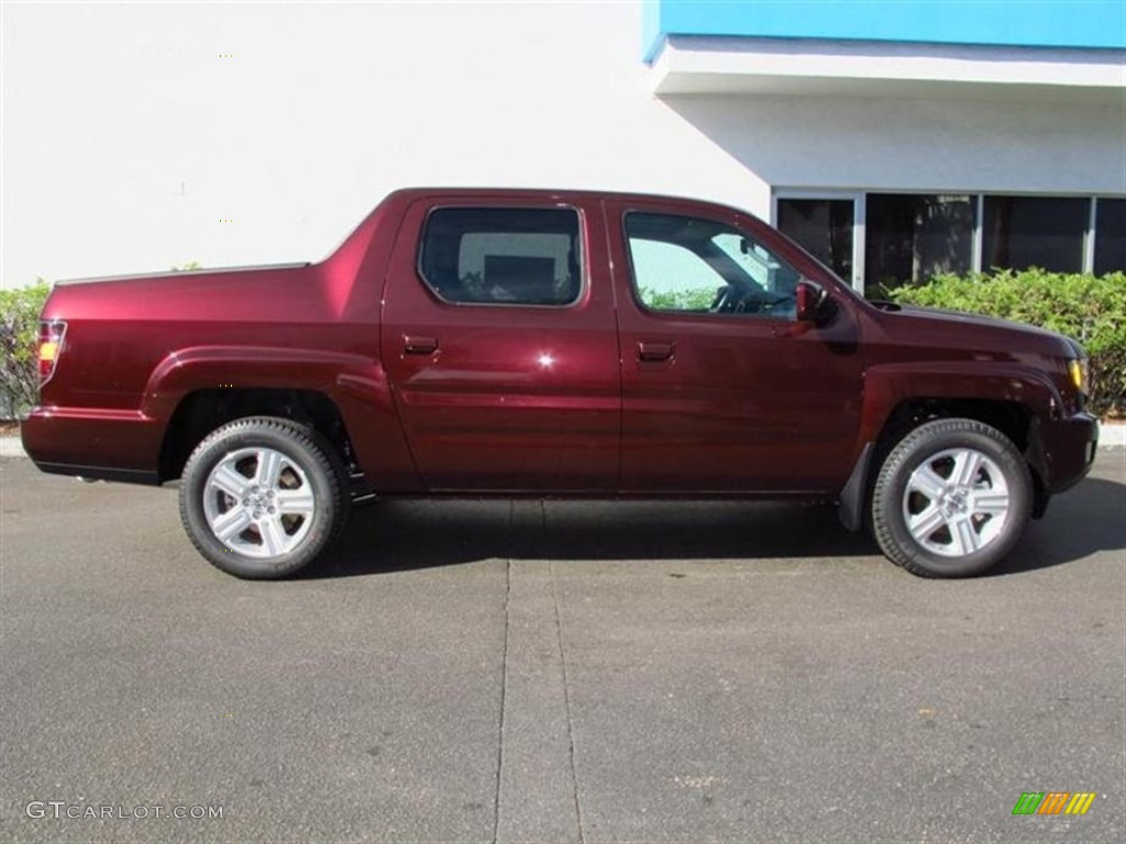 Dark Cherry Pearl 2013 Honda Ridgeline RTL Exterior Photo #74988406