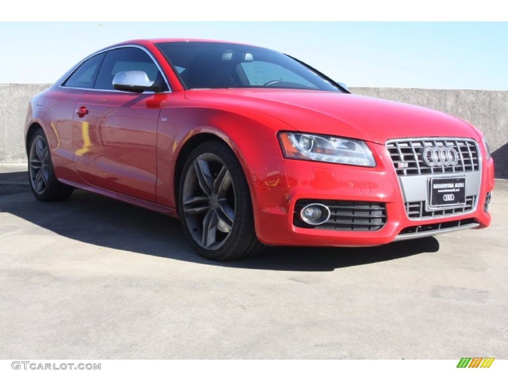 2011 S5 4.2 FSI quattro Coupe - Brilliant Red / Tuscan Brown Milano Leather photo #1