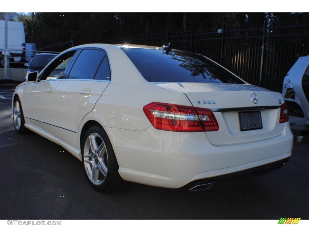 2011 E 350 4Matic Sedan - Arctic White / Natural Beige/Black photo #4