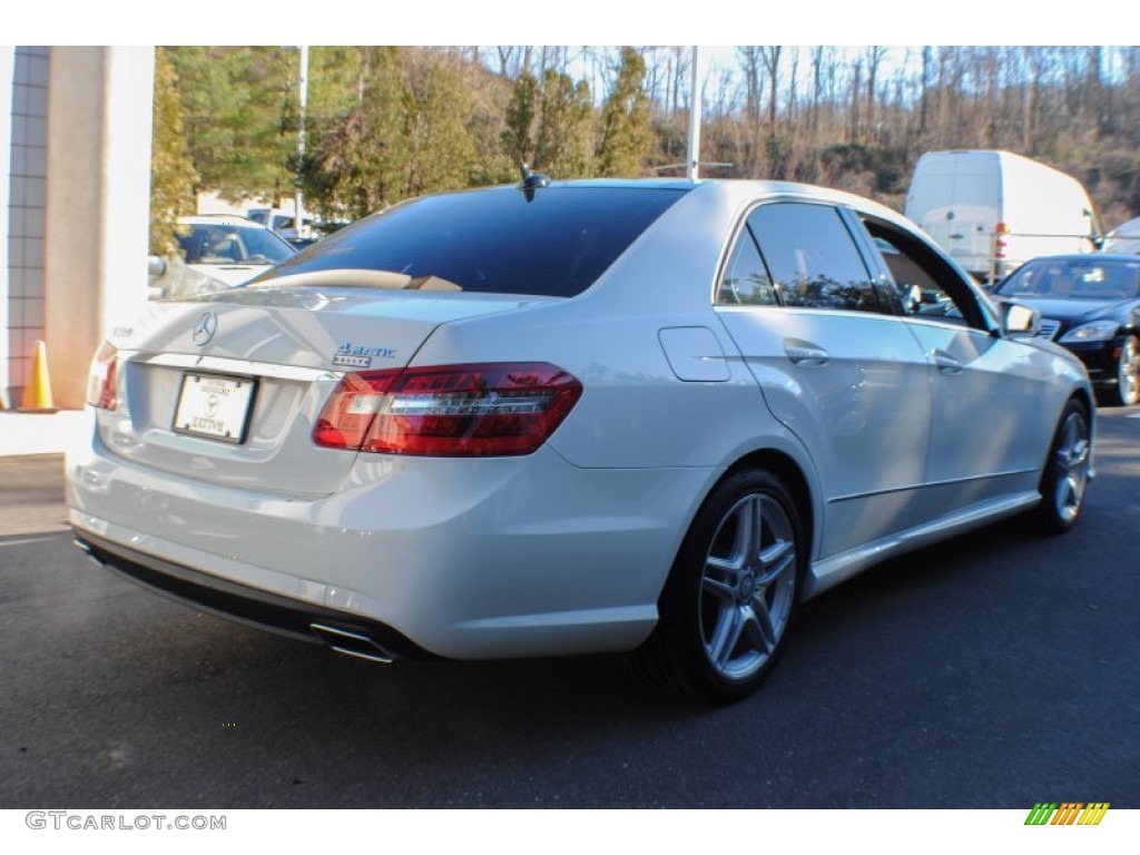 2011 E 350 4Matic Sedan - Arctic White / Natural Beige/Black photo #6