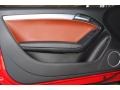 2011 Audi S5 Tuscan Brown Milano Leather Interior Door Panel Photo