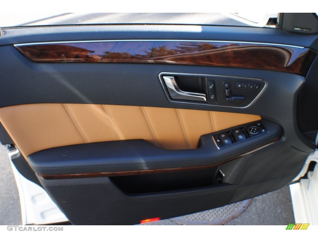 2011 E 350 4Matic Sedan - Arctic White / Natural Beige/Black photo #11