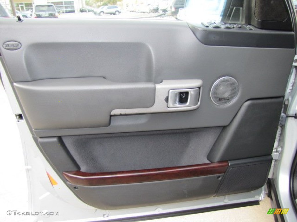 2006 Land Rover Range Rover HSE Charcoal/Jet Door Panel Photo #74988609