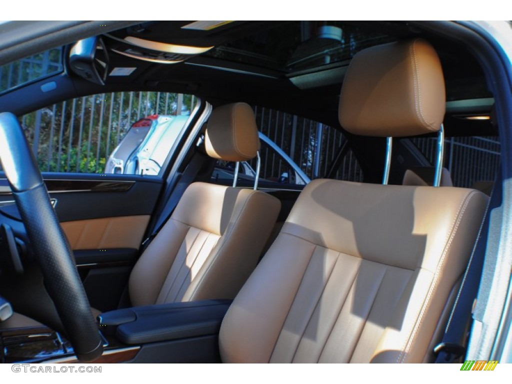 2011 E 350 4Matic Sedan - Arctic White / Natural Beige/Black photo #12