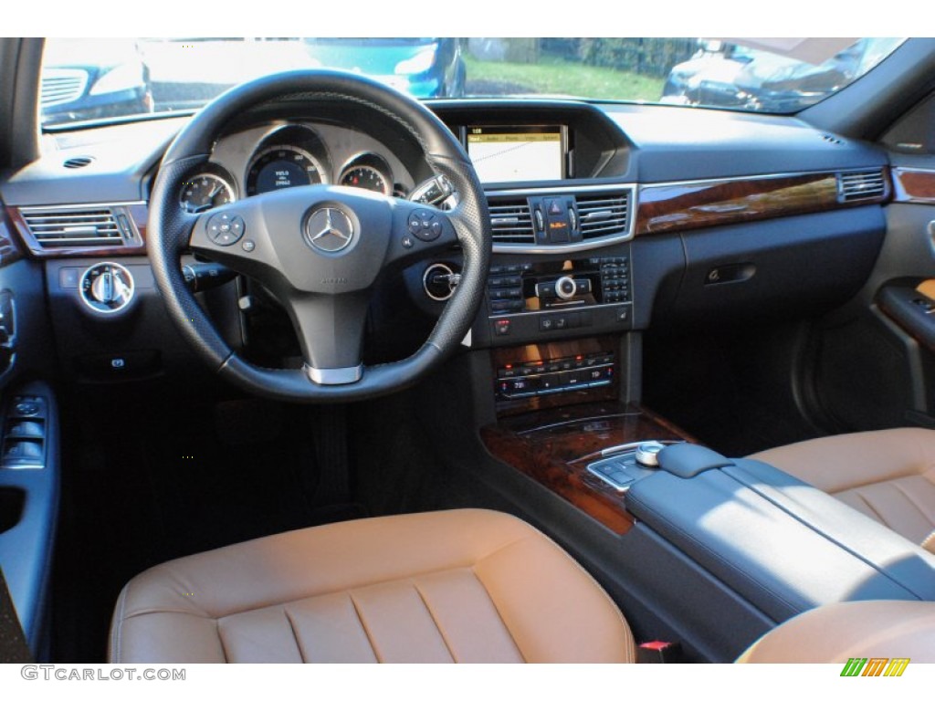 2011 E 350 4Matic Sedan - Arctic White / Natural Beige/Black photo #18