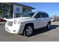 Stone White 2010 Jeep Compass Sport 4x4