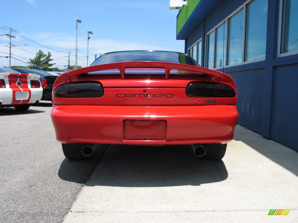 2001 Camaro SS Coupe - Bright Rally Red / Ebony photo #4