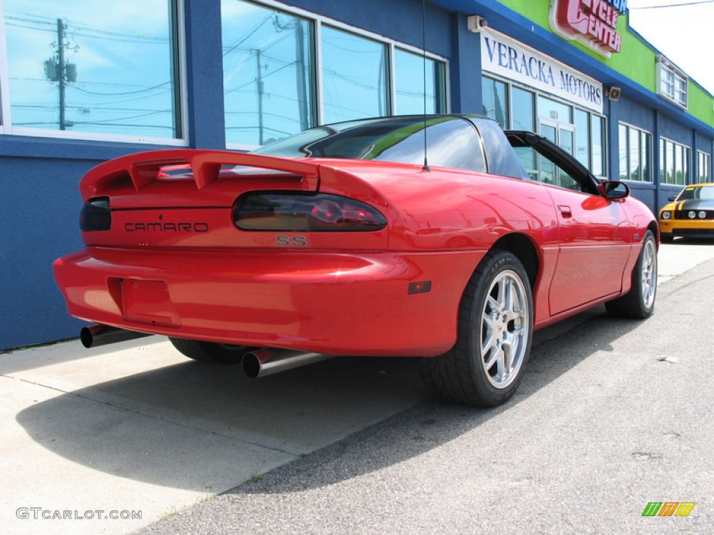 2001 Camaro SS Coupe - Bright Rally Red / Ebony photo #5