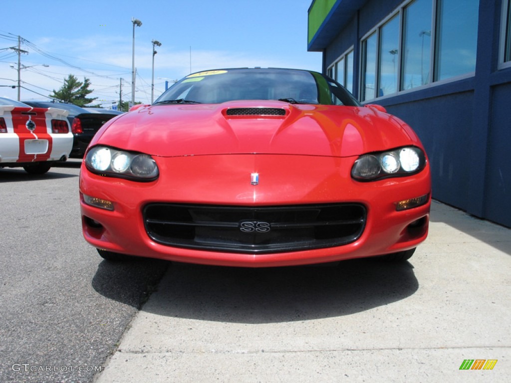 Bright Rally Red 2001 Chevrolet Camaro SS Coupe Exterior Photo #74989926